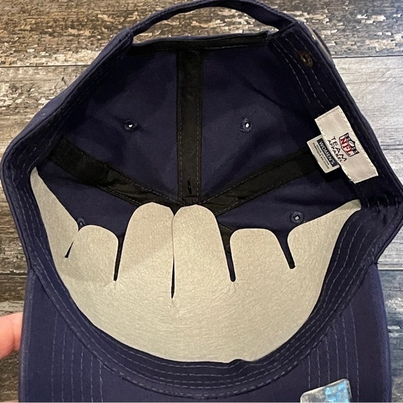 Tennessee‎ Titans Hat NFL Team Navy Silver Sequins Logo Adjustable Football NEW - Picture 12 of 13